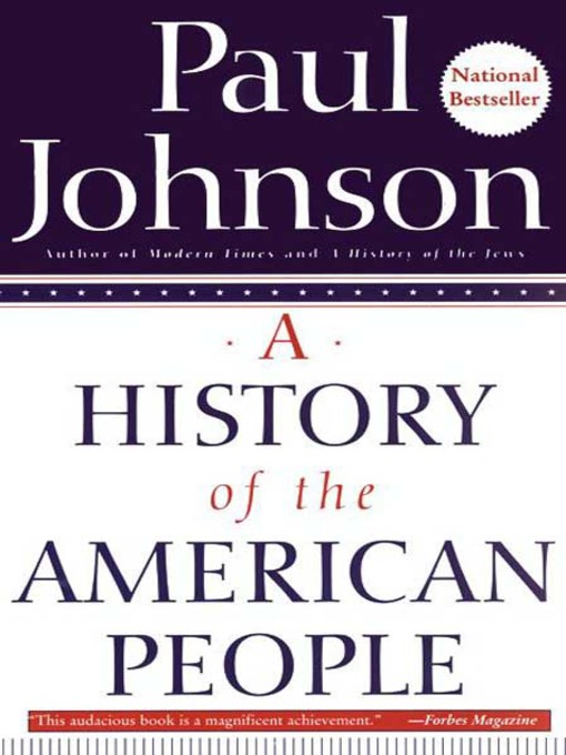 Title details for A History of the American People by Paul Johnson - Wait list